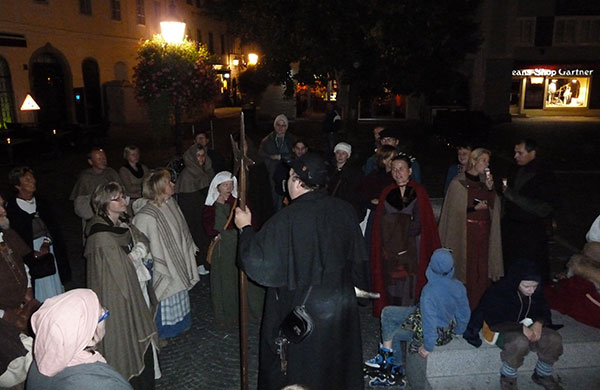 Die Gruppe auf dem 'Alten Markt'