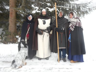 Aufbruch zur Burgruine Stauf