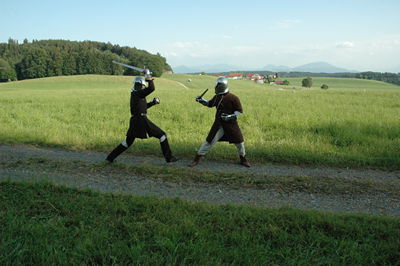 Training der 'Foundation of Historical Swordsmanship'