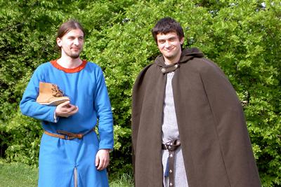 Christian und Johannes mit ihren Neuerwerbungen